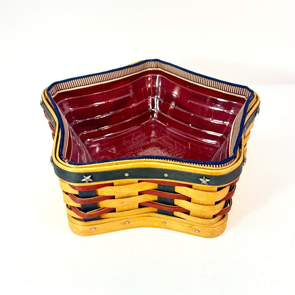 Longaberger Proudly American Little Star Basket Combo 2008 30th Anniversary